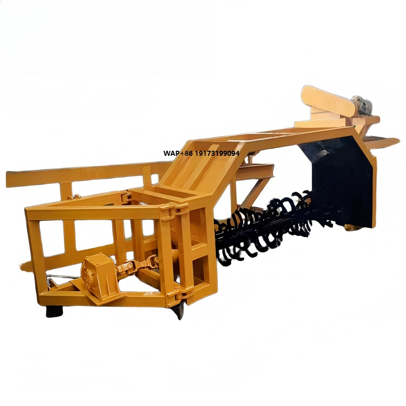 Compost Turner Machine - Tractorgetrokken composteermachine, landbouwmachines, handmatige aanhangwagencomposter, machines