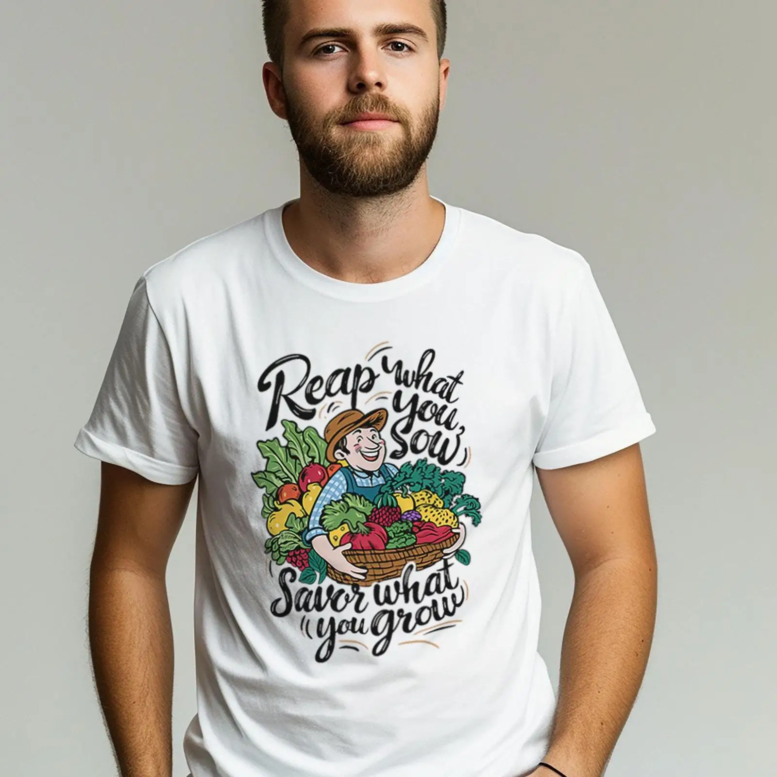 Sustainable Agriculture/Farming - Farmer's Harvest T-shirt Veggie Lover Tuinieren