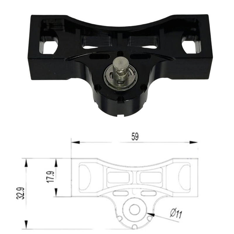 Tractor Implement - RC Auto Vrachtwagen Metalen Cross Lid