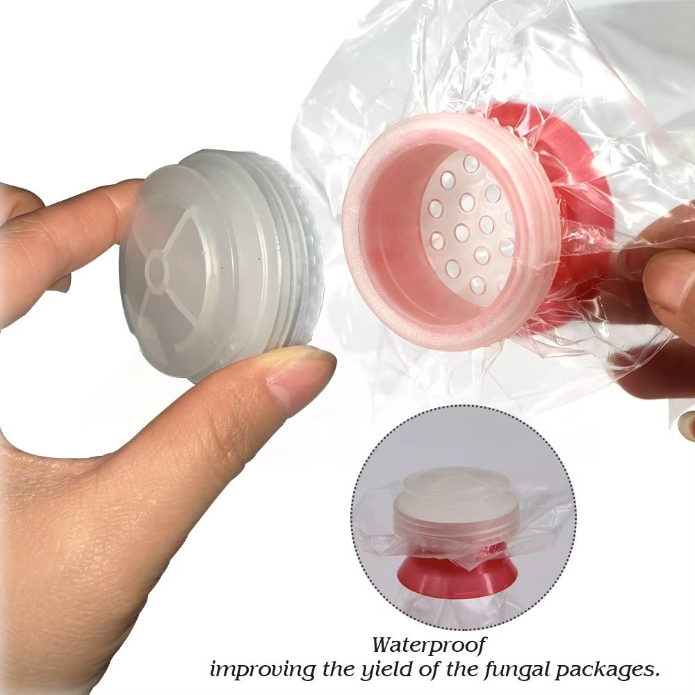 Mushroom Spawn Bag - 10 stuks waterdichte paddenstoelkweekzakken, afsluitbare plastic