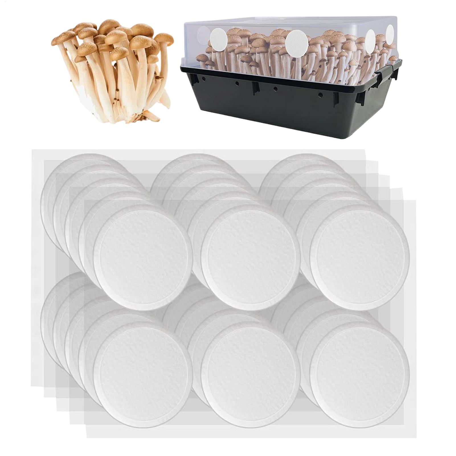 Mushroom Spawn Bag - 30 Stuks Zelfklevende Filterschijven Ademend Herbruikbare