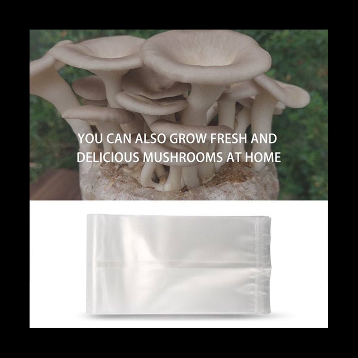 Mushroom Spawn Bag - A78I 50 stuks paddestoelzakken/paddenstoelkweekzakken/boerderij-paddenstoel Spawn 0,2