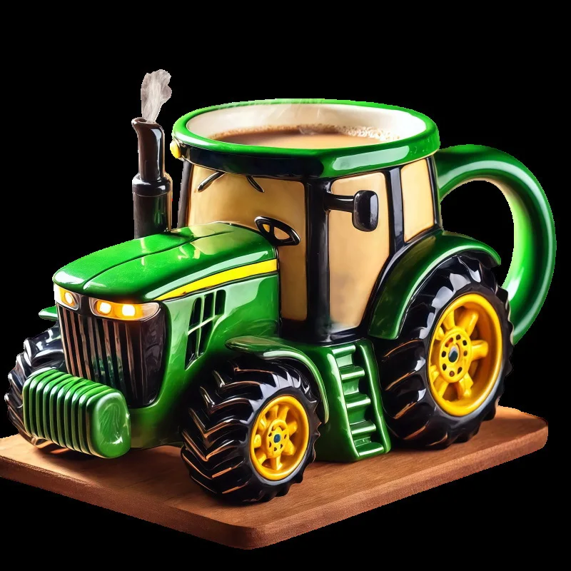 Vintage groene tractor landbou - Farming Agriculture Stocks recensie en prijs