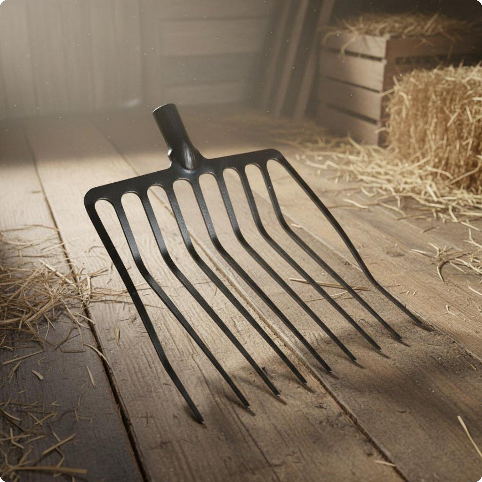 Mangaanstaal landbouwvork, zwa - Farming Agriculture & Cooking recensie en prijs