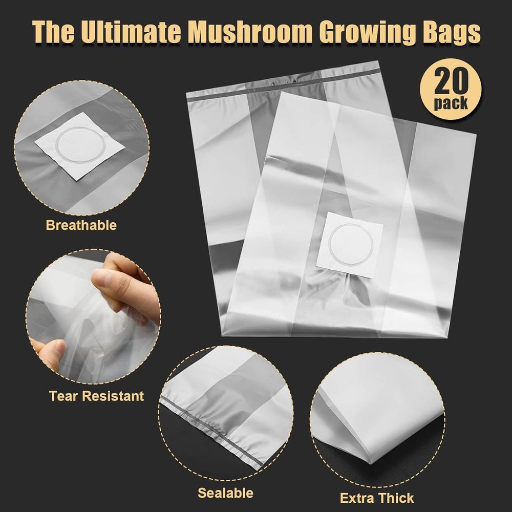 Paddenstoelkweekzakken, 20 stu - Mushroom Spawn Bag recensie en prijs